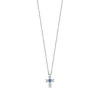 Collana Bliss BL JASMINE in Oro bianco Zaffiro 0.03 Ct 20101435 - 20101435